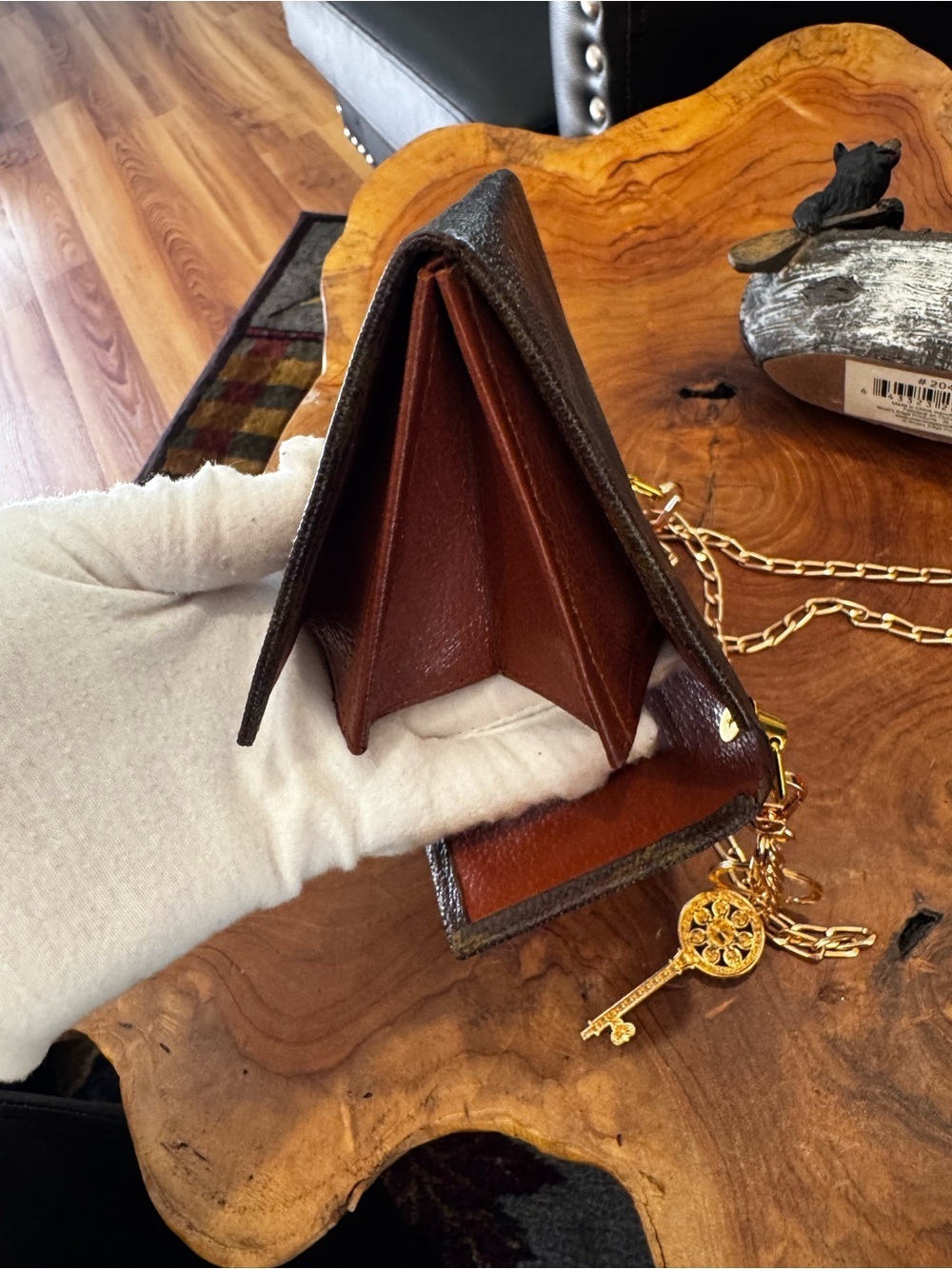 just in🔥 Louis Vuitton vintage monogram long wallet converted before 1980 - Picture 12 of 14